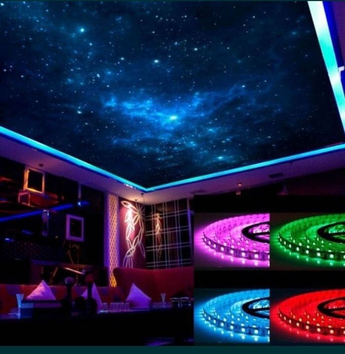 Rgb лента, ргб лента светодиодная подсветка, led лента 5м