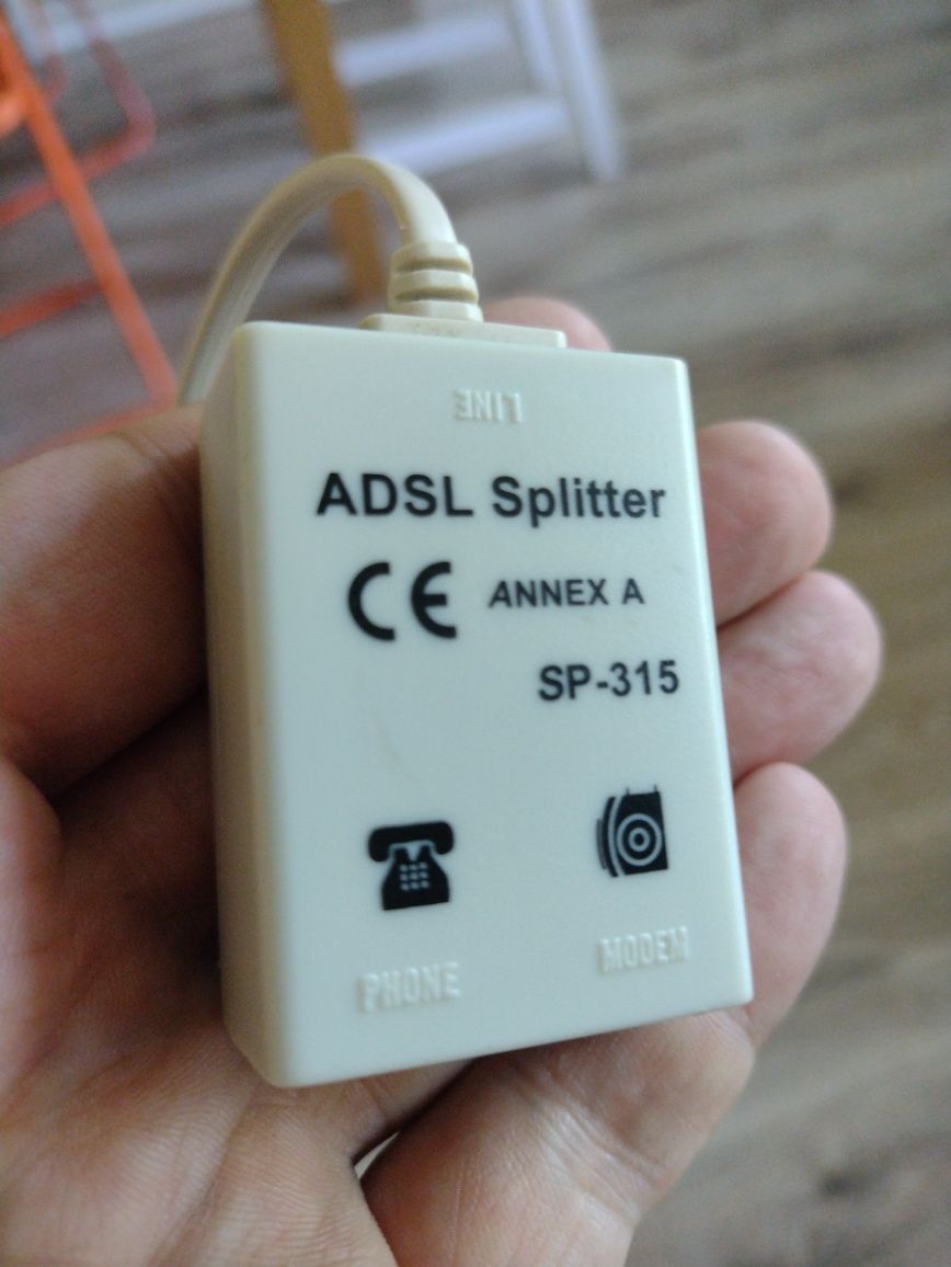 filtr splitter gniazdka telefonicznego ADSL Annex A