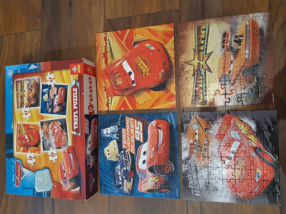 Puzzle Trefl Cars 30/42/56/64 - 4w1