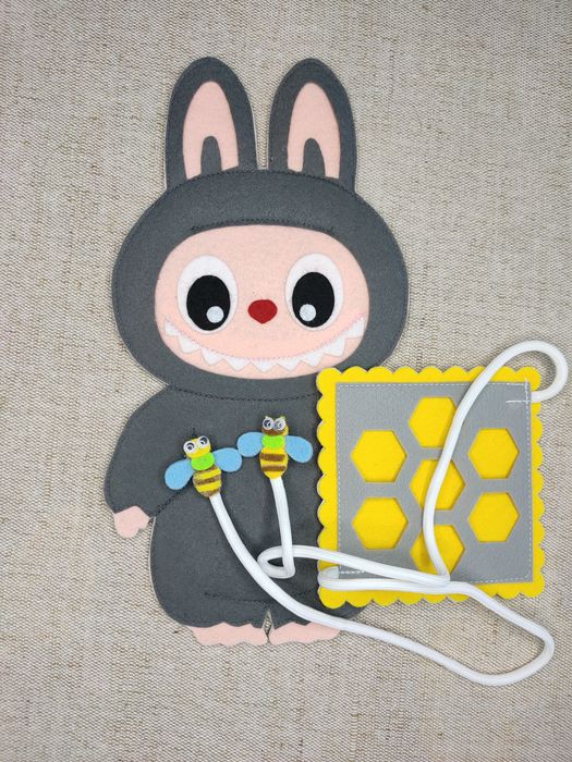 Іграшка хрестики-нолики на липучках, путанка, лабіринт