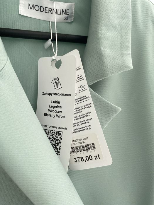 Sukienka - marynarka Moderline komunia chrzciny ślub sklep Kameleon