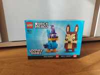 LEGO 40559 BrickHeadz - Struś Pędziwiatr i Wiluś E. Kojot