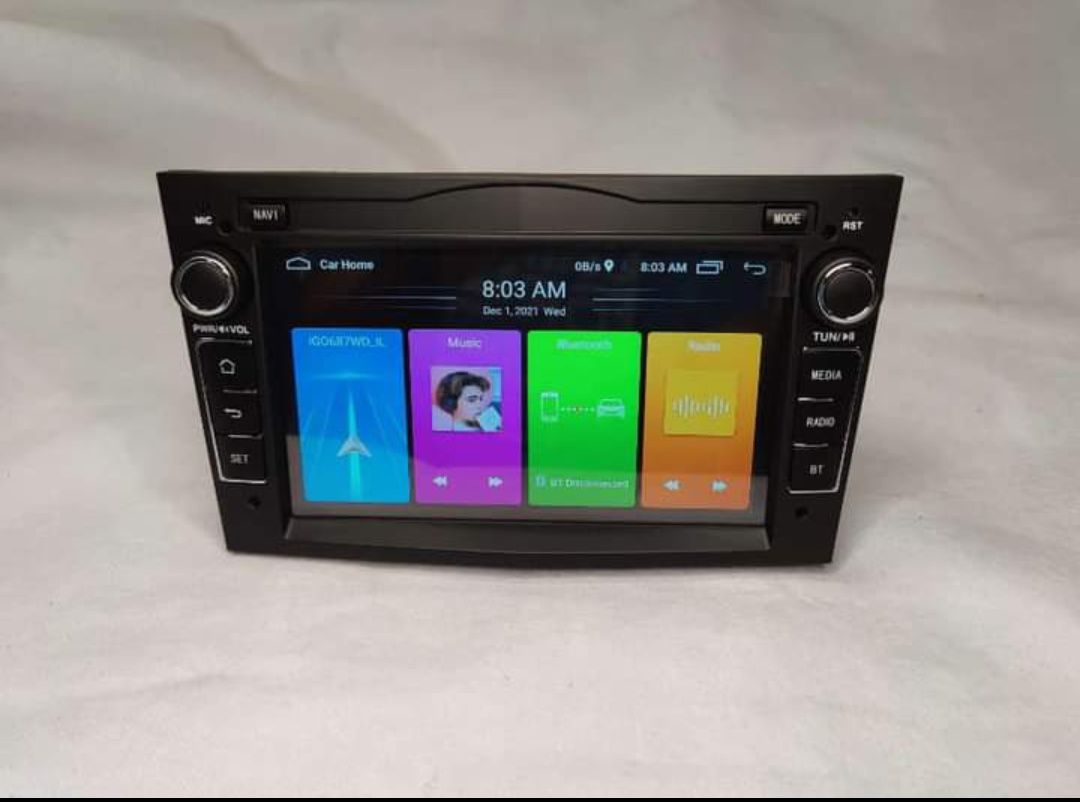 Rádio Android 12 com GPS Opel Astra, Vectra, Zafira, Corsa, Montana.