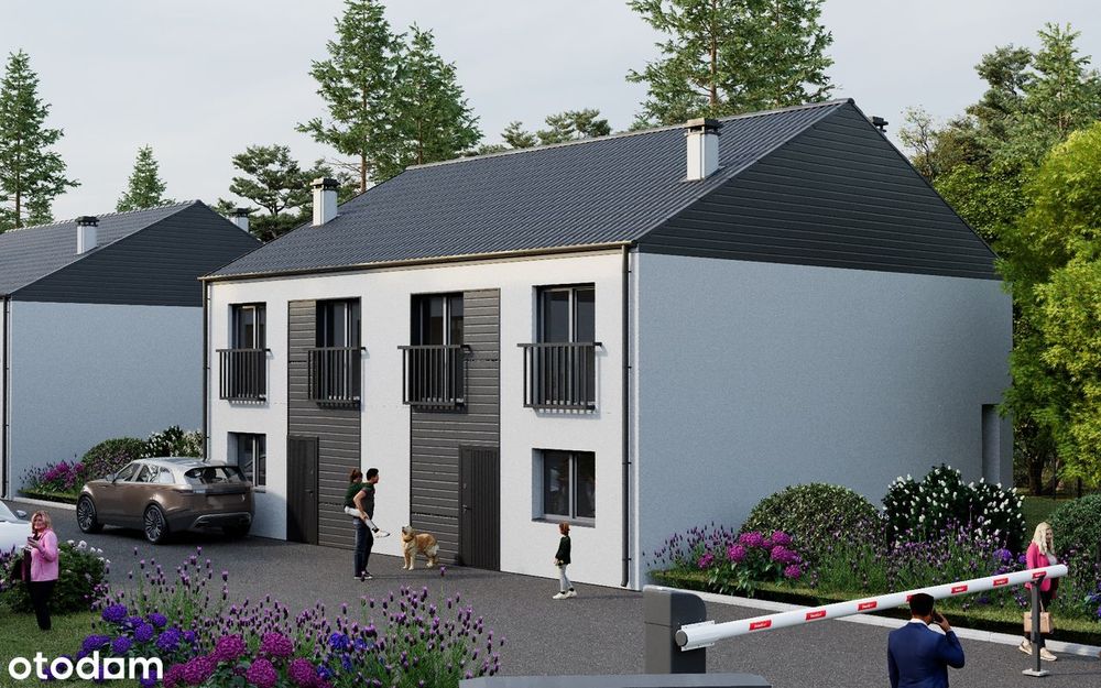 Nowy dom 100 m² z ogrodem i 2 miejscami postojowymi |  Nowy Kisielin