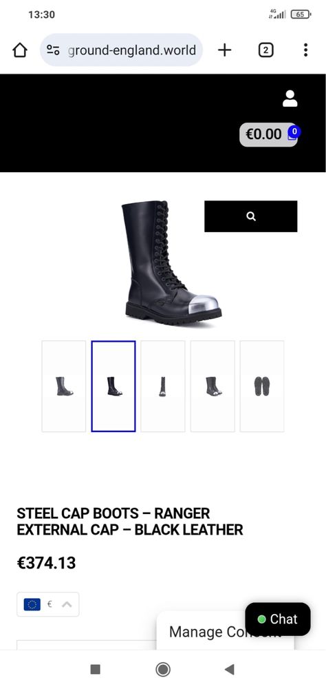Botas novas underground