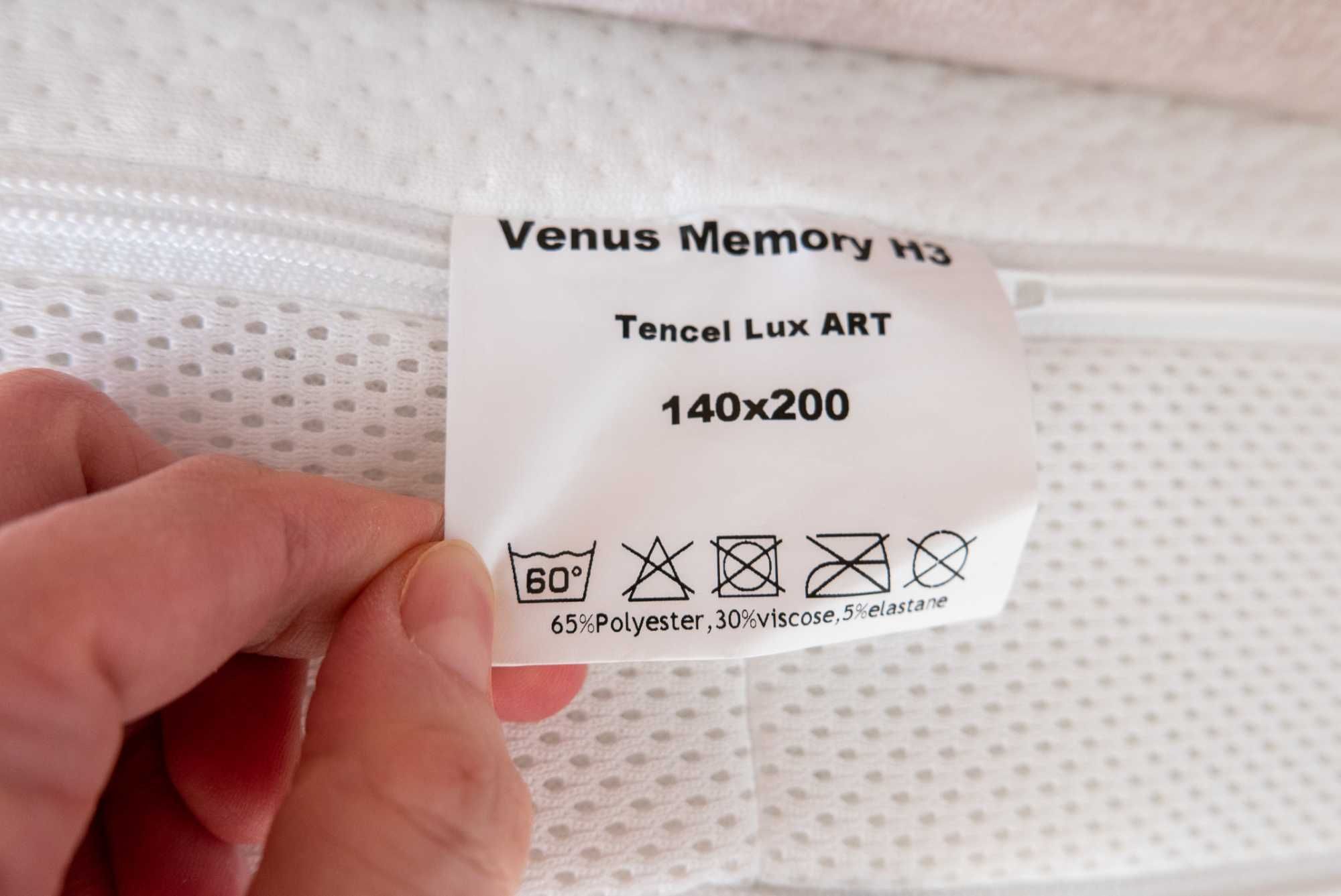 Sprzedam materac Venus Memory 140x200 cm – stan jak nowy!