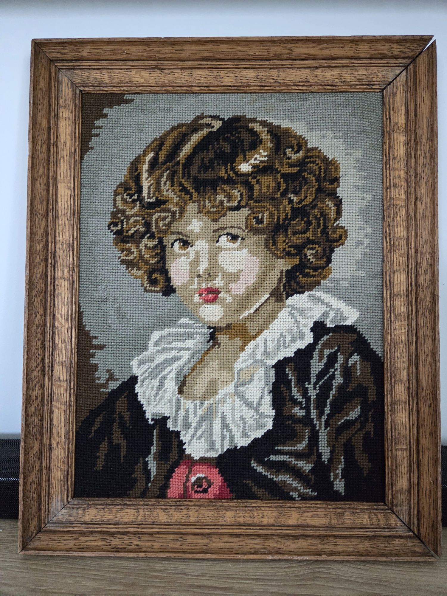 Obraz kolekcjonerski drewniana rama