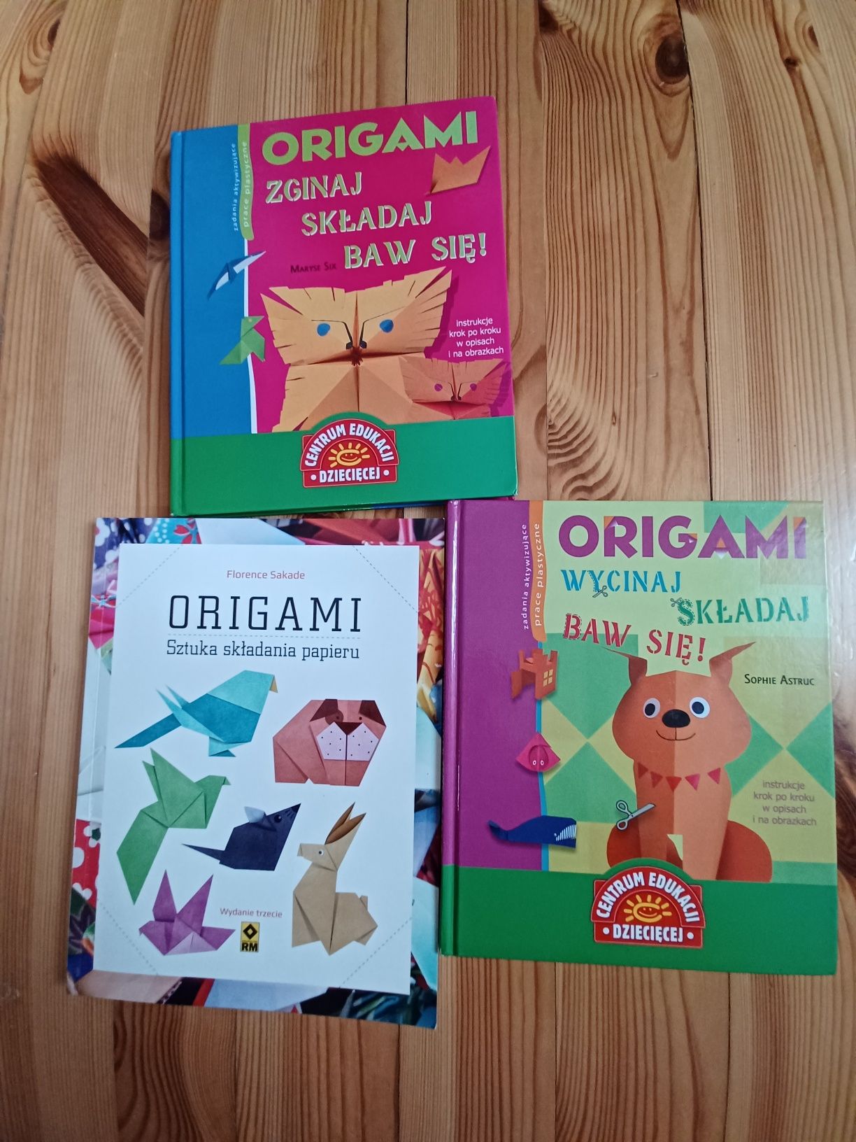 Trzy Książki. Przewodniki po origami