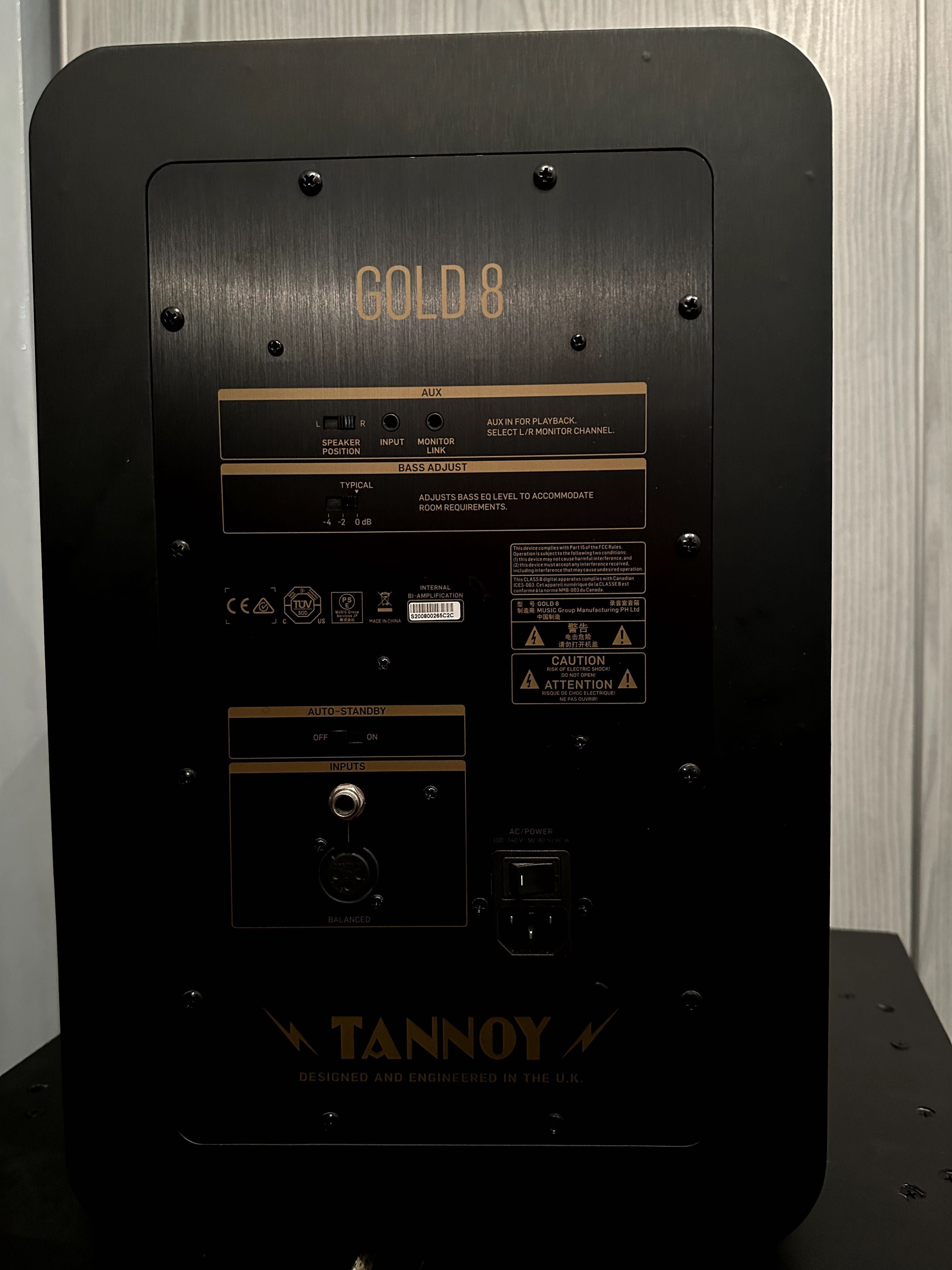 Monitory studyjne Tannoy Gold 8 para