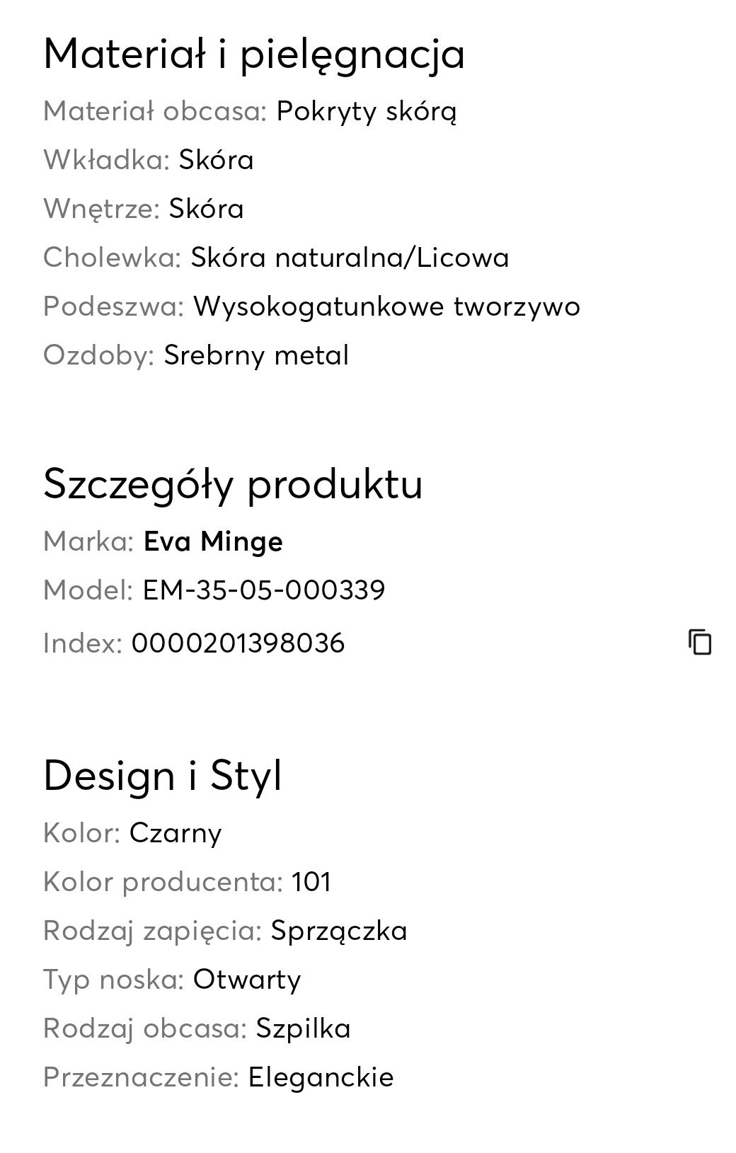 Sandały Eva Minge rozm 37