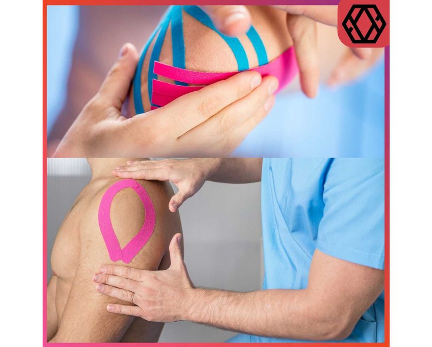 Taśmy Kinesiotaping Tejpy Plastry Taśmy Kinezjologiczne 5x5m na Ciało