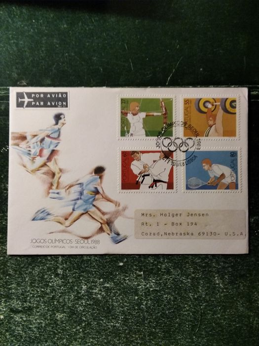 1988 FDC Jogos Olímpicos de Seoul