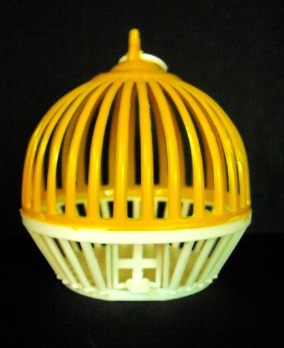 Gaiola antiga para insetos pequenos Portuguesa