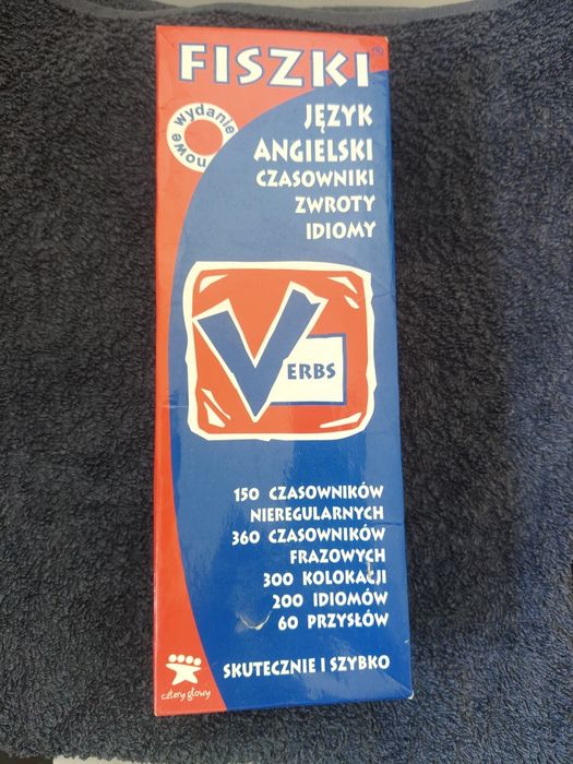 Opakowanie fiszek z angielskiego