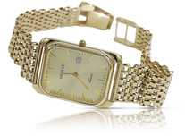 Złoty zegarek męski 14k 585 z bransoletą Geneve mw001y&mbw004y20cm