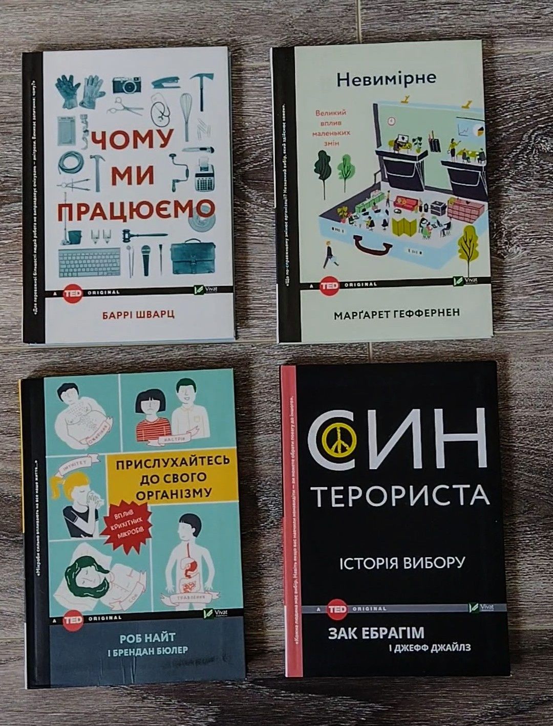 Книги. Мотивація. Саморозвиток. TED