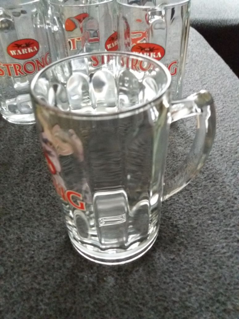 Kufle do piwa 6szt.PRL poj.0.3l