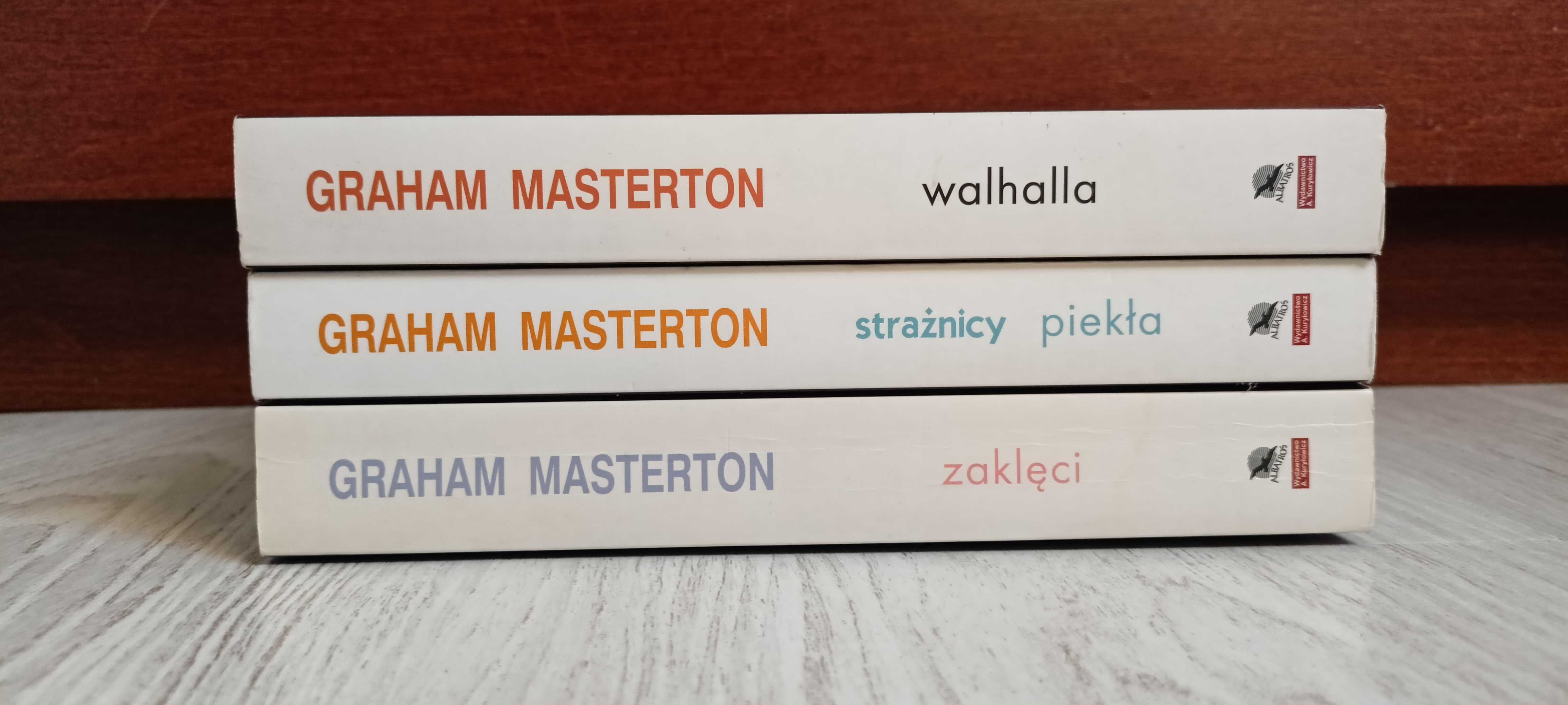 3x Graham Masterton Walhalla + Zaklęci + Strażnicy piekła