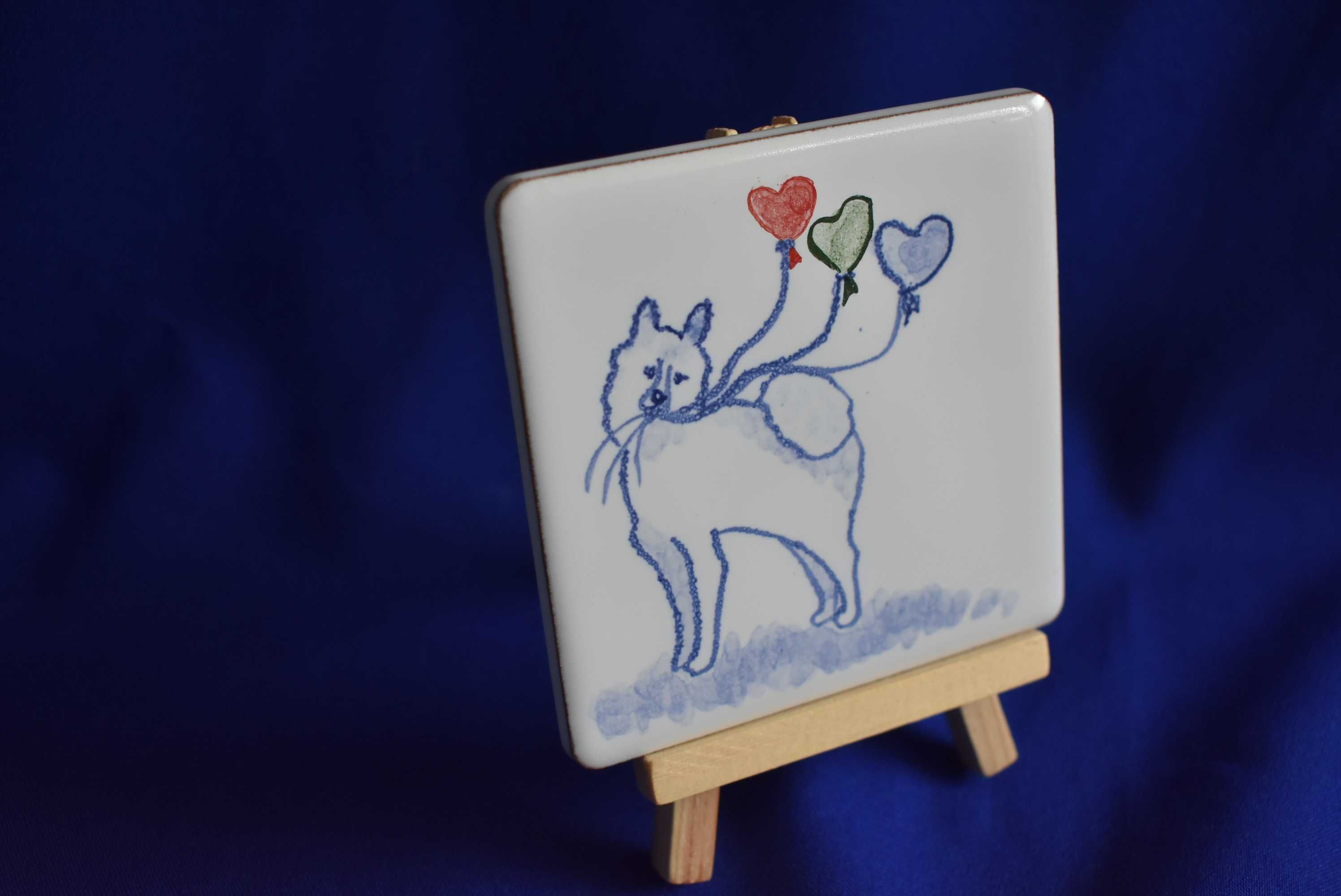 Podkładka pod kubek kafelek samojed