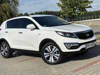 Kia Sportage 1.6 136Km#NAVI#ALUSY#Biała Perła#Ful Serwis#Z Niemiec#Serwis#