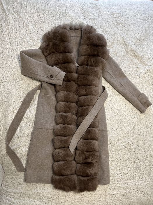 Пальто з альпаки, натуральне