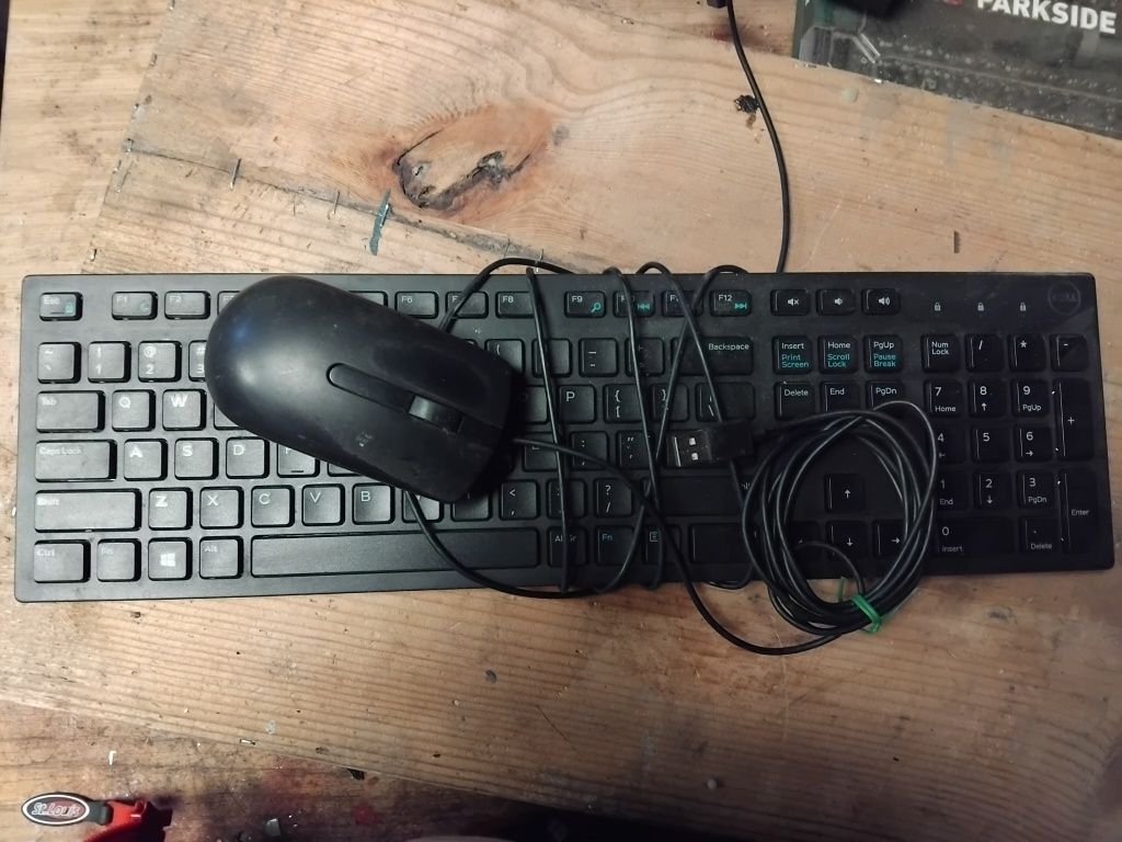 Poleasingowe klawiatura slim + mysz Dell USB