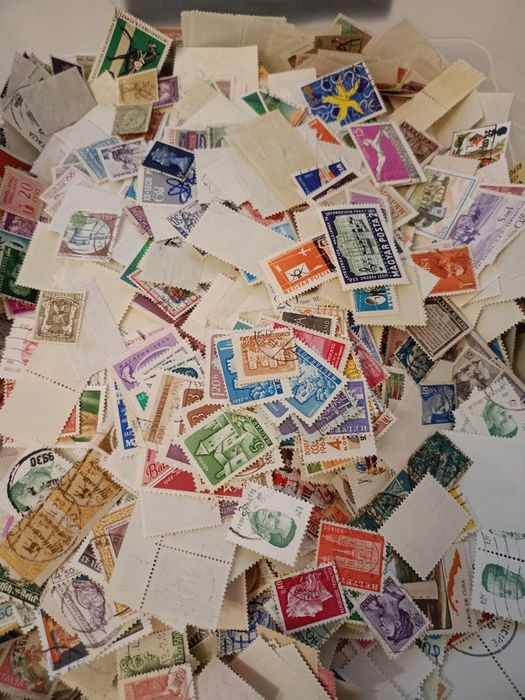 Pocztowe znaczki cały świat 2000szt + gratis+ gratis