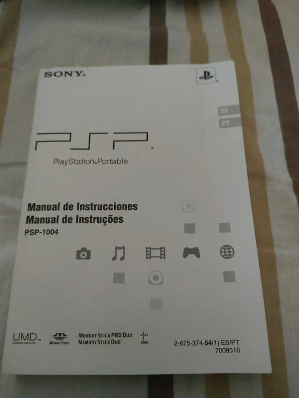 Manual de Instruções Playstation Portable