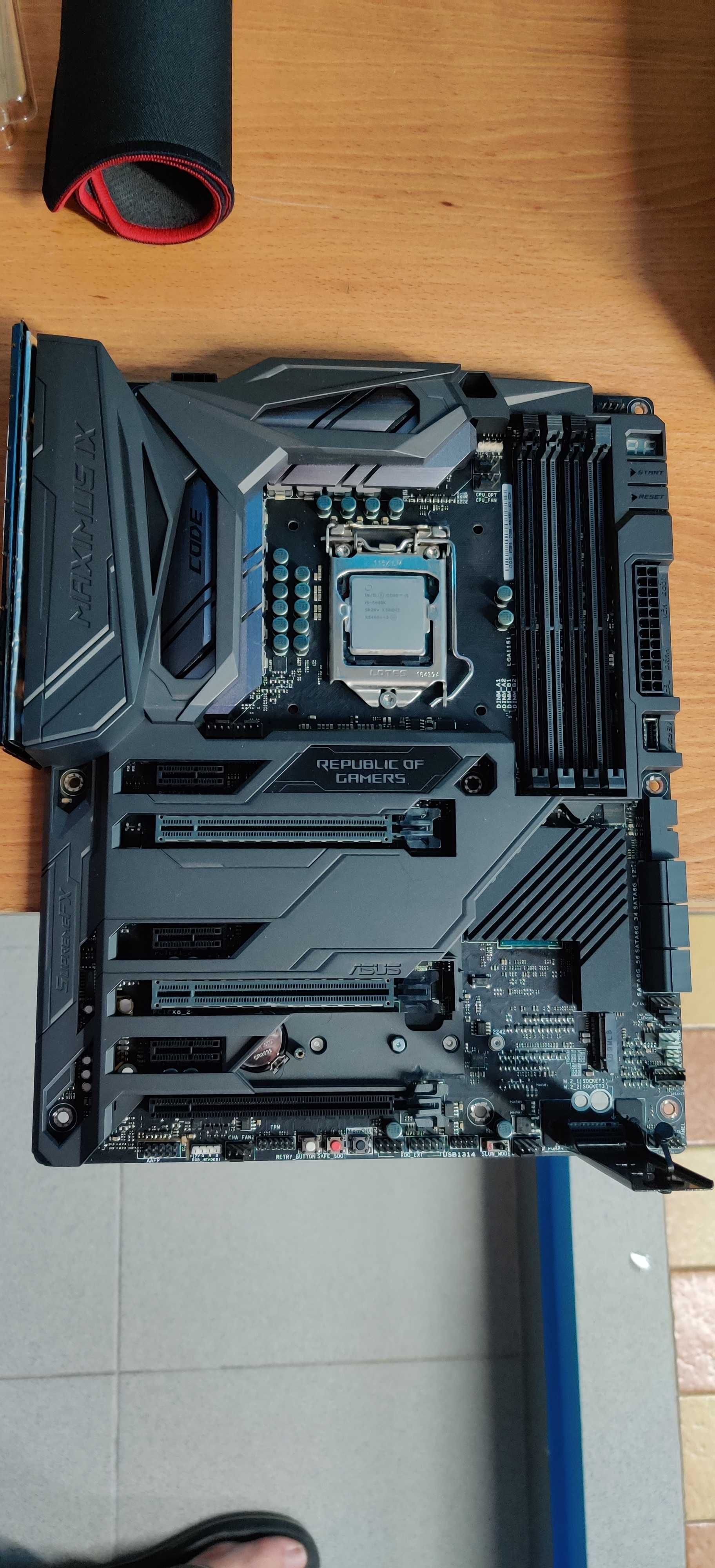 MotherBoard Asus Rog Maximus IX Code + I5-6600K