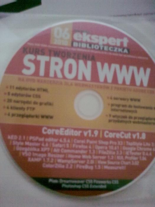 Kurs Tworzenia Stron www+ płyta DVD