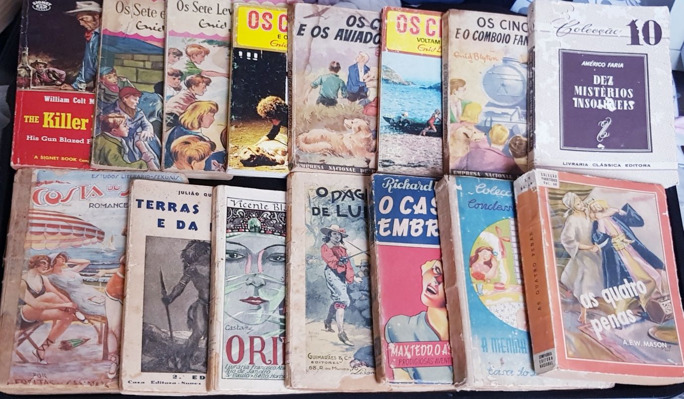 80 livros antigos