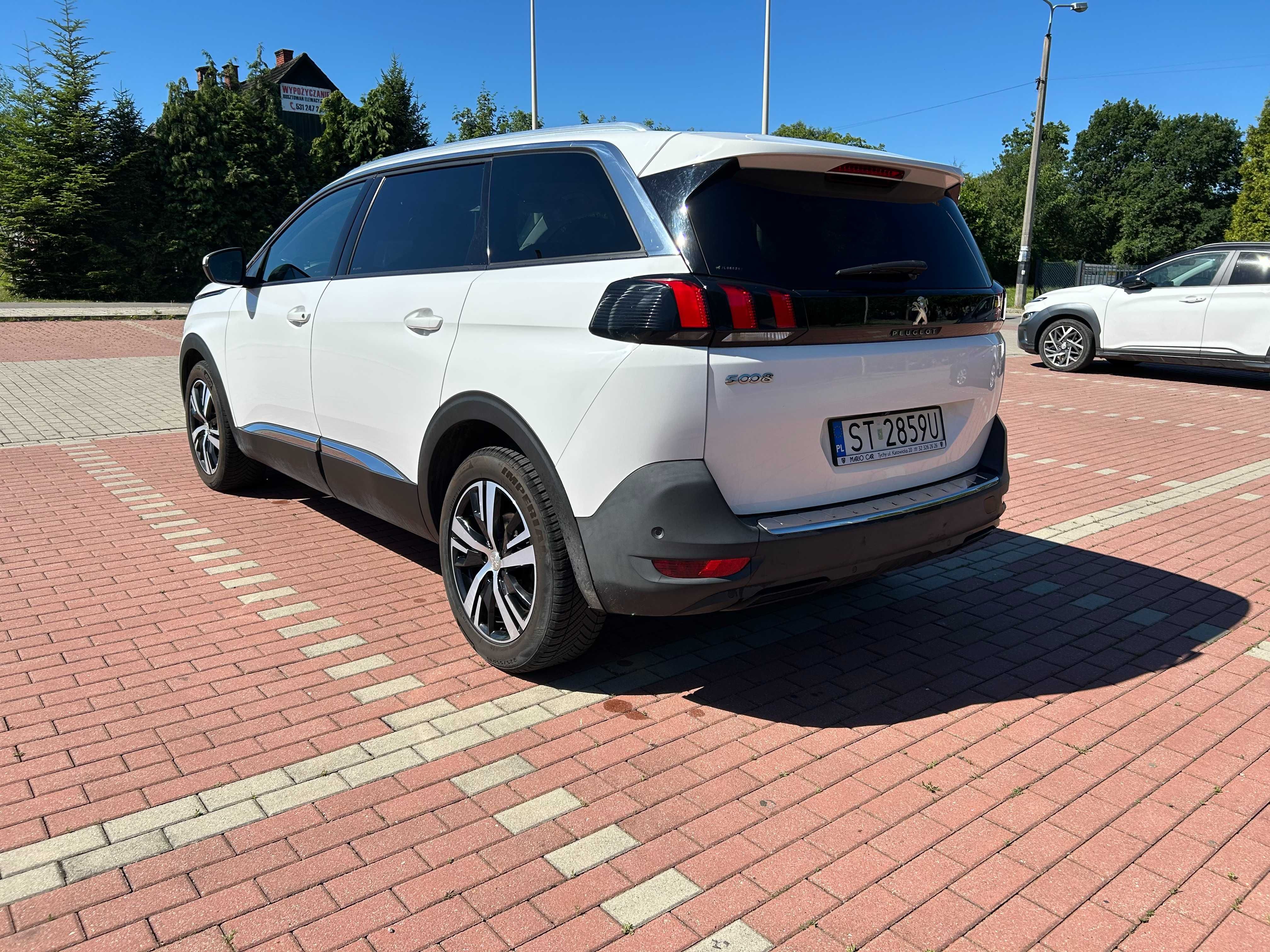 Peugeot 5008 1.5 BlueHDI Allure 7os. 2018r. Uszkodzony silnik Odpala