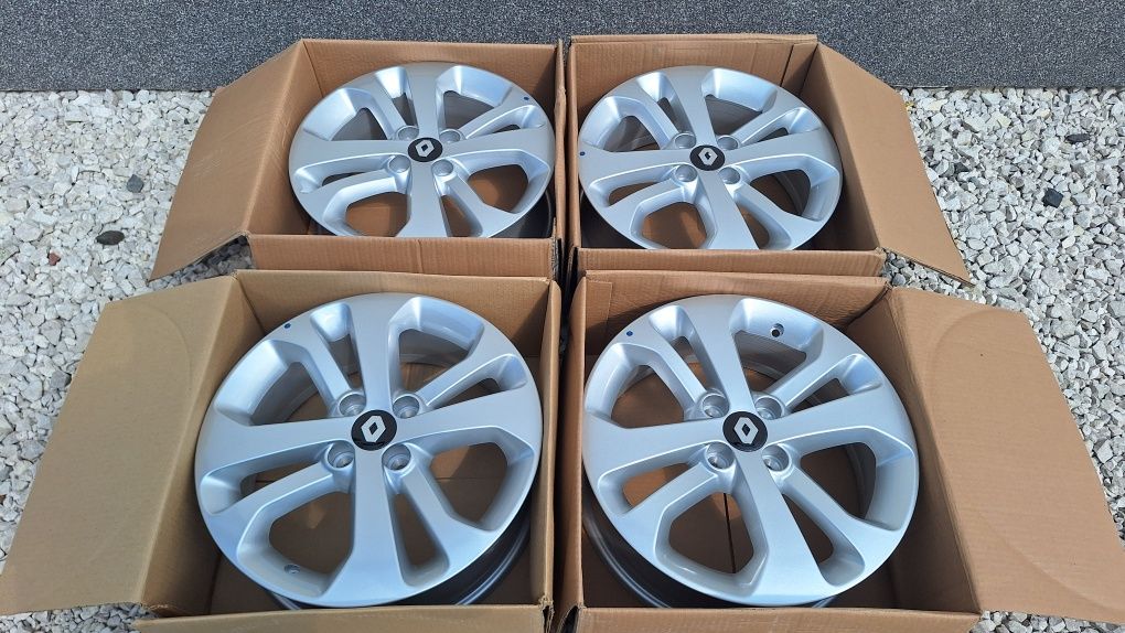 Nowe Alufelgi 4x100 R16 Renault Clio III IV V Captur Zoe Dacia Sandero