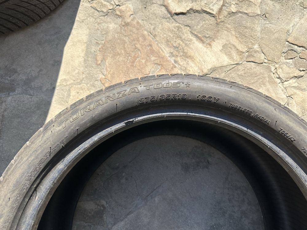 Літня гума 275/35/19 Bridgestone potenza RunFlat летняя резина