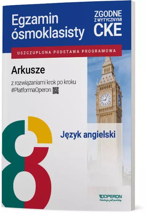 Egzamin ósmoklasisty 2026. Arkusze. Język angielski. Operon