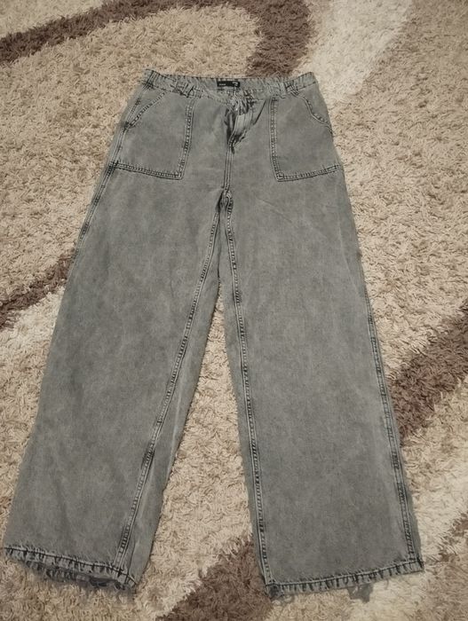 Джинси сірі прямі