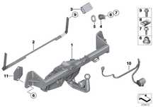 BMW F30 F34 F36 G30 F10 G01 G05 G20 F15 Doposażenie Hak Elektryczny