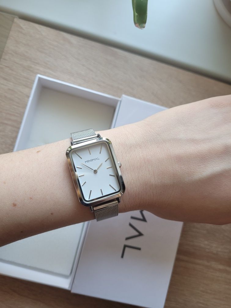 Годинник срібний minimal
