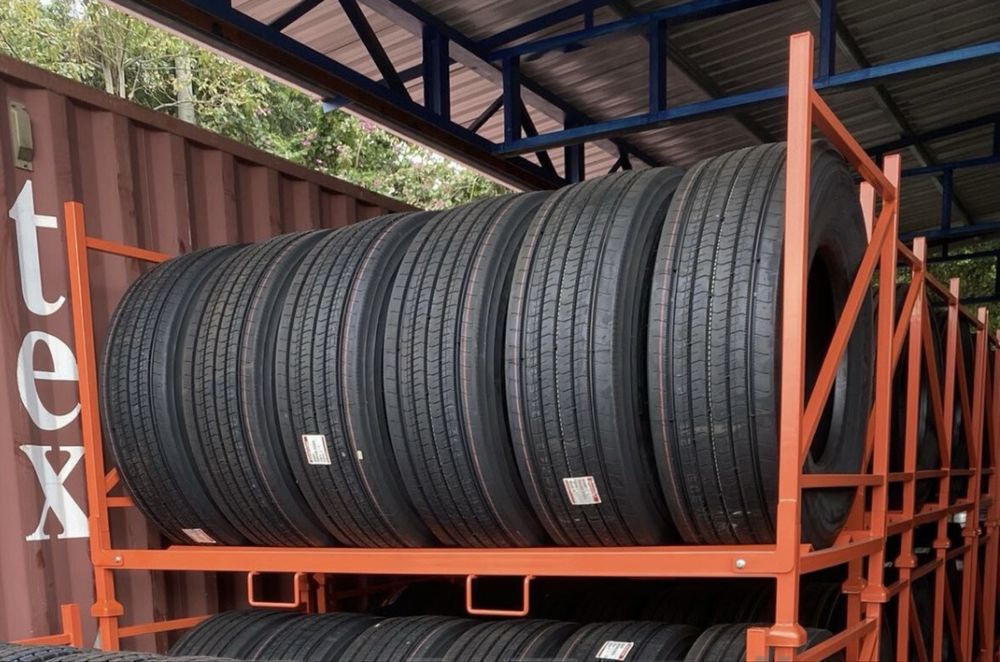 Stojak składany na opony ciezarowe 385/65 315/70 r22,5 315/80