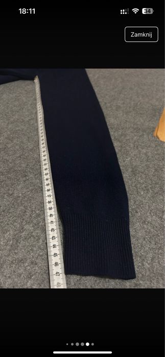 Levi’s kardigan krótki granatowy L wełniany #levis #welniany