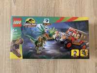 Nowe klocki Lego Jurassic World Zasadzka na dilofozaura 76958