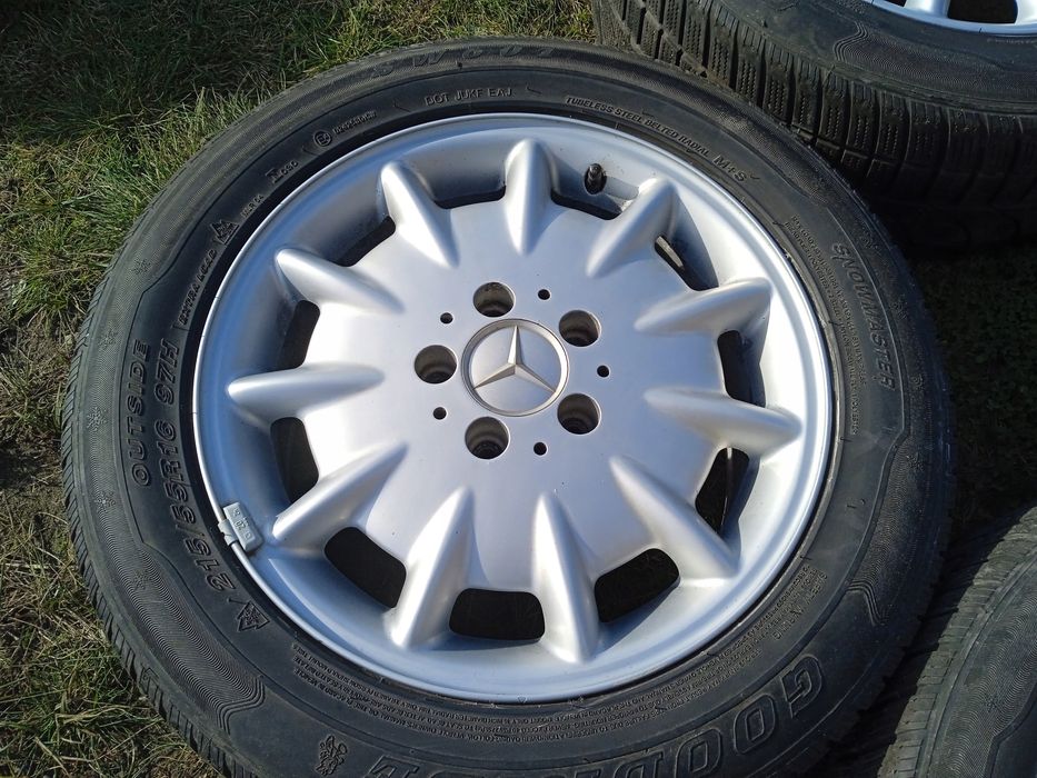 felgi aluminiowe 5x112 mercedes e klasa w210 w202 w203 w124 opony zimo