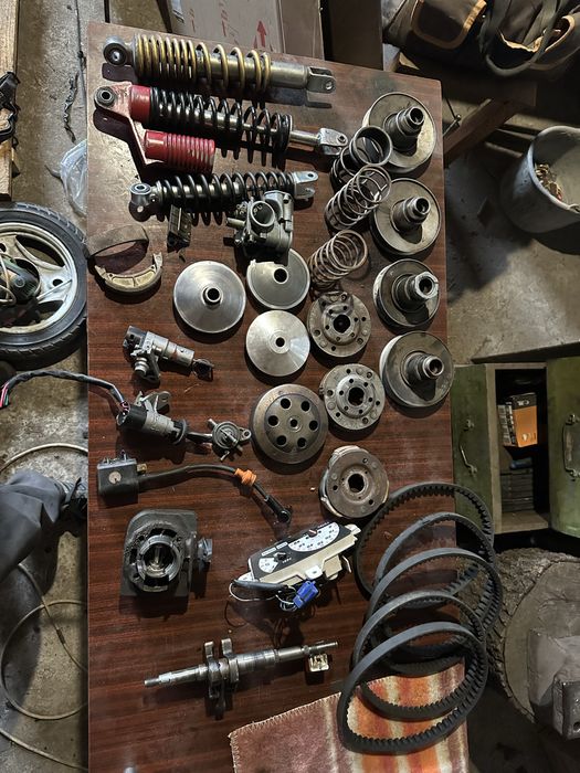 Розбір скутерів діо, сузукі сепія, ямаха джог