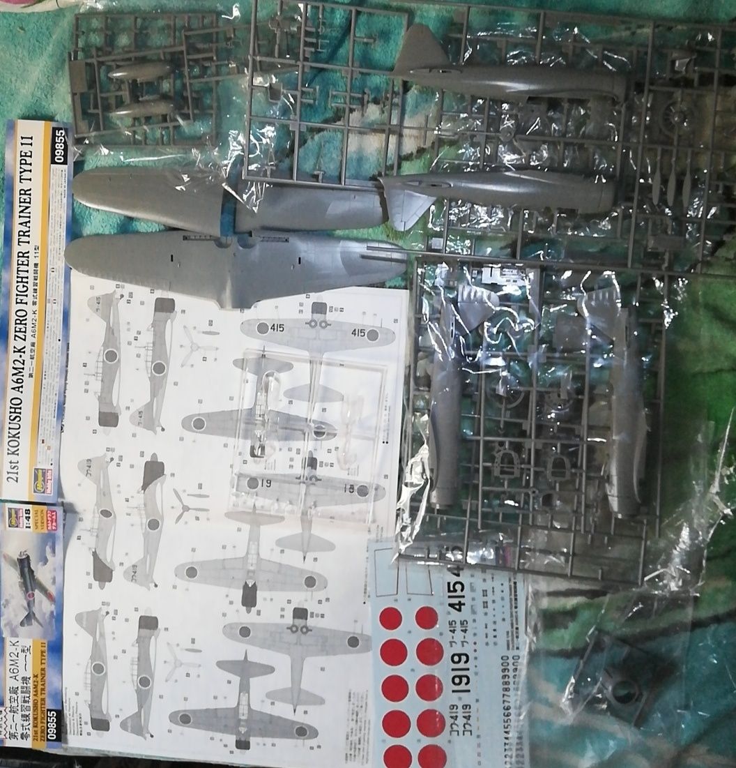 Зеро спарка хася 1/48 сборная модель  самолета