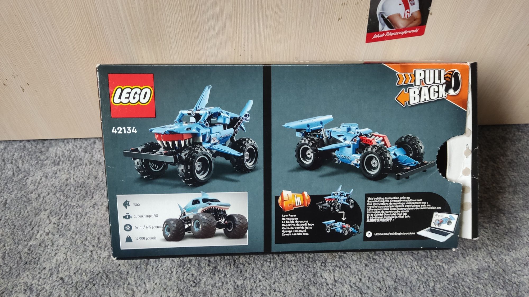 LEGO Technic klocki Monster Jam Megalodon 42134