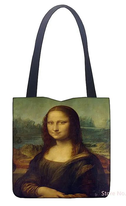 Torba materiałowa Mona Lisa na prezent