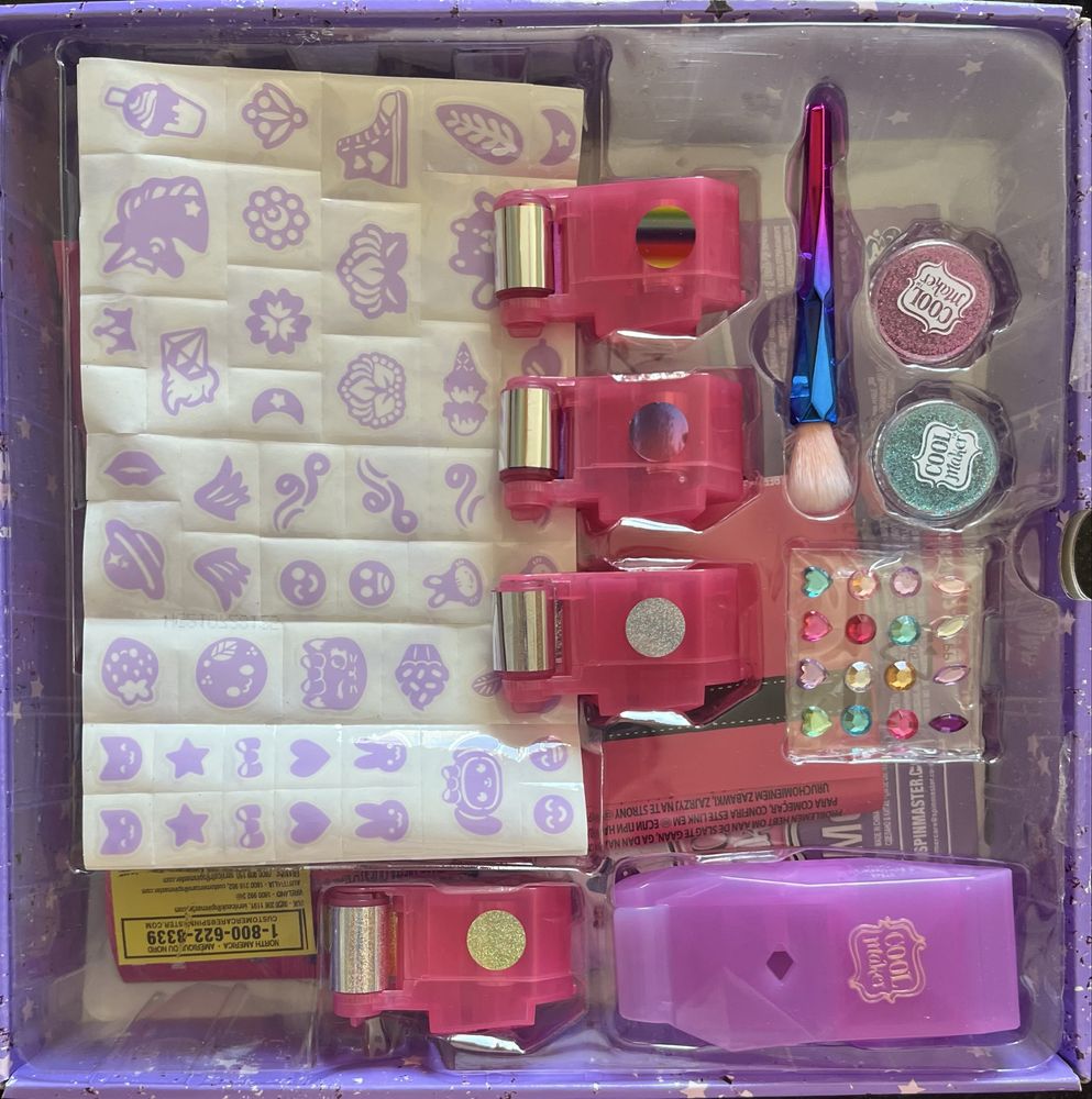Tatuagem com brilhantes, crianças +8 anos