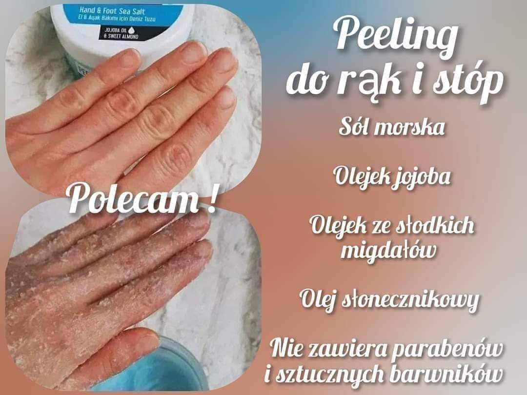 Peeling do stóp I dłoni