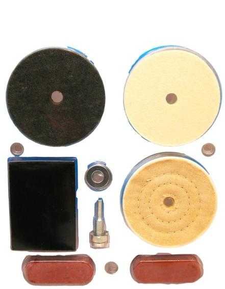 Zestaw do polerowania Silverline 7 elementów – komplet do wiertarki