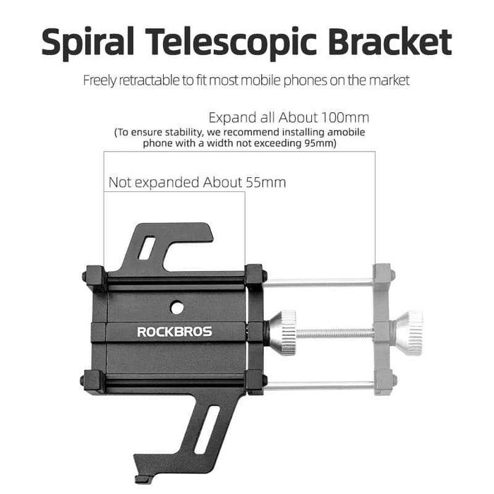 Велосипедный держатель для телефона смартфона на руль RockBros